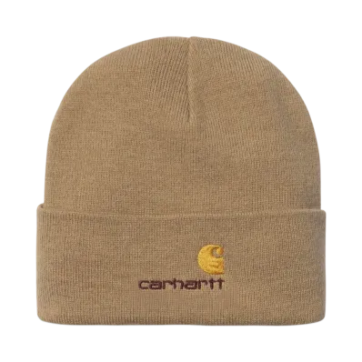 Carhartt WIP American Script Beanie "Peanut"