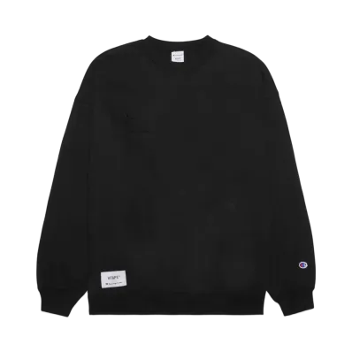 WTAPS x Champion Academy Crew Neck "Black"