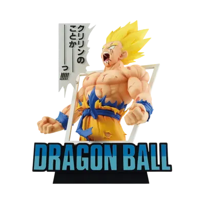 BANDAI "Ichiban Kuji" -DRAGON BALL 40th ~Part 1~- Last One Prize Super Saiyan Son Goku Giga Manga Structure Last One ver.