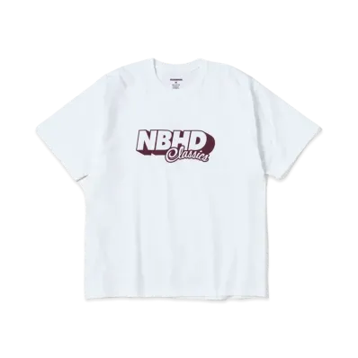 NEIGHBORHOOD NH-8 / C-TEE . SS "White"