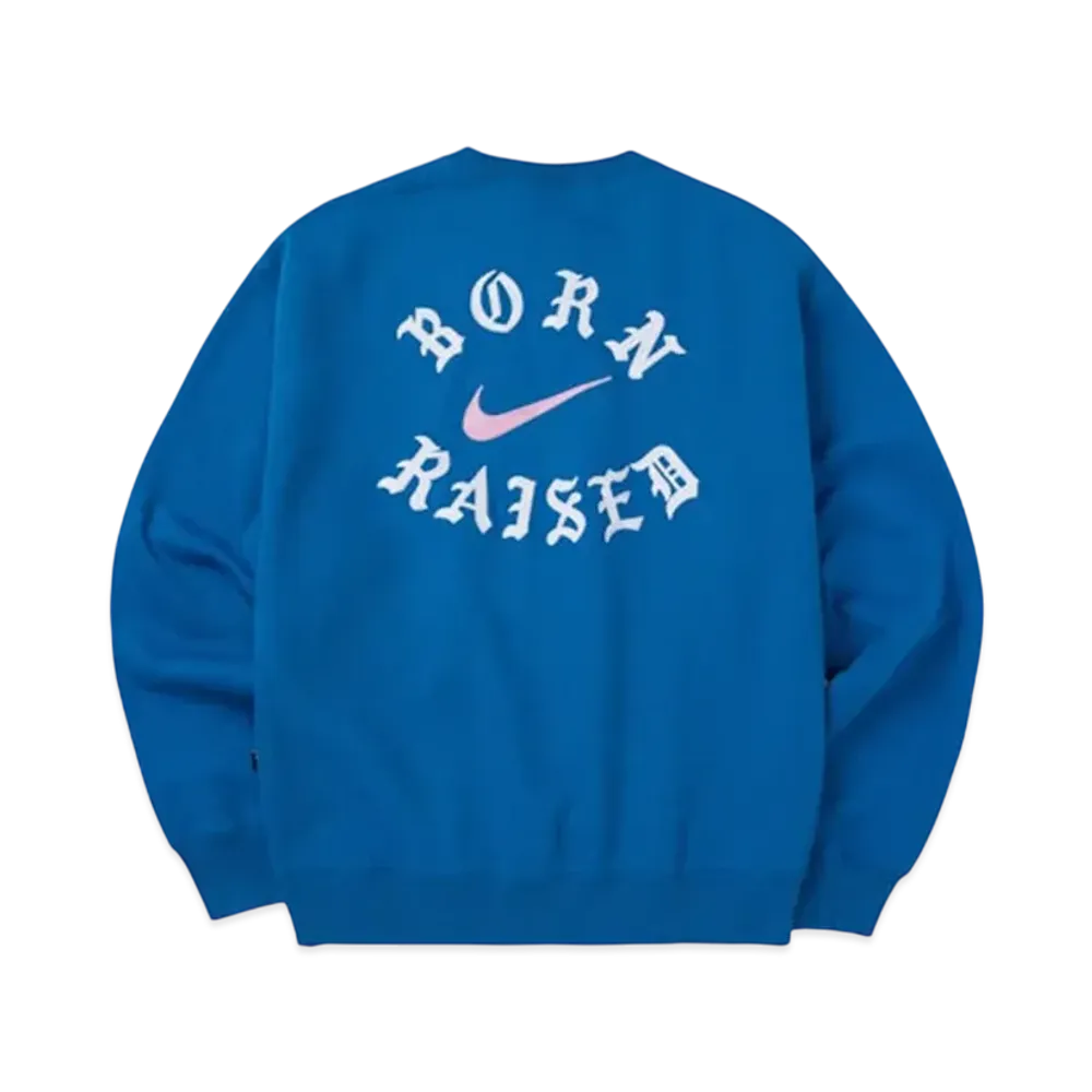 Nike SB x Born x Raised Cerwneck Sweat "Blue"
