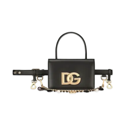 Dolce&Gabbana 3.5 Waist Pouch Calfskin "Black"