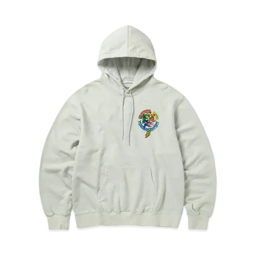 thisisneverthat x Grateful Dead Lightning Hoodie "Heather Grey"