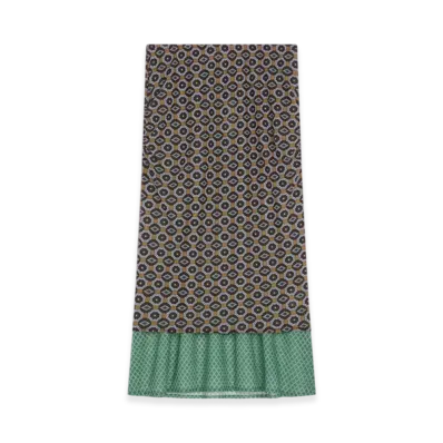 DRIES VAN NOTEN Women's Double Layered Skirt "Brown"