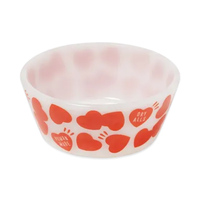 HUMAN MADE Heart Pattern Bowl "Red"