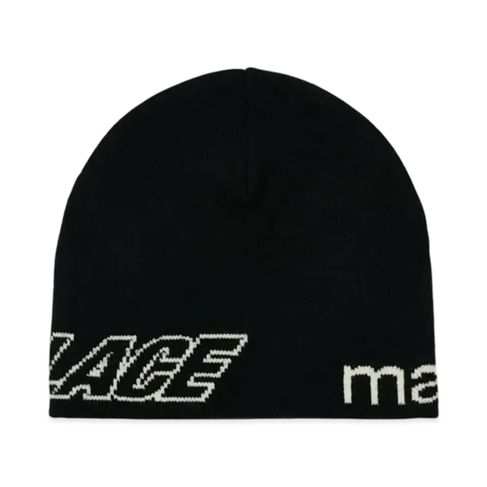 PALACE x MAHARISHI No Cuff Beanie "Black"