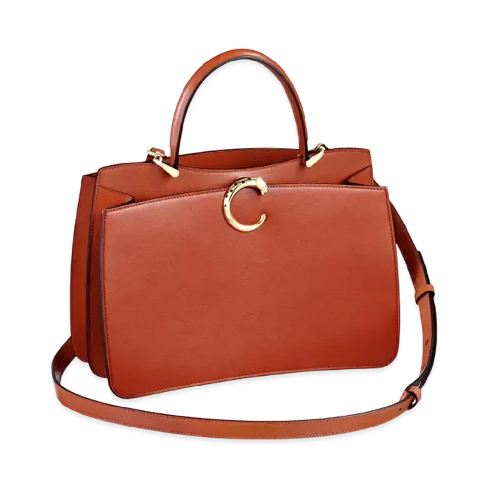 Cartier Handle Bag Mini, Panthere de Cartier "Chestnut"