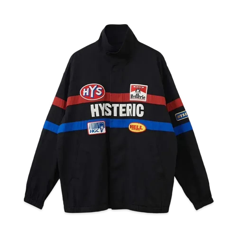 HYSTERIC GLAMOUR Hysteric Racing Jacket "Black"