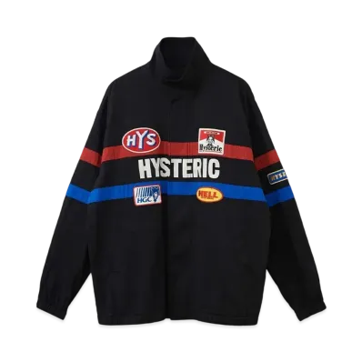 HYSTERIC GLAMOUR Hysteric Racing Jacket "Black"