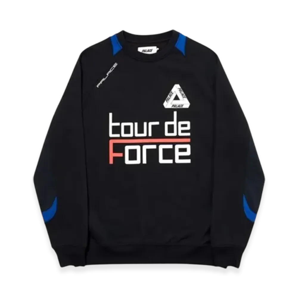 PALACE Tour De Force Crew "Black"