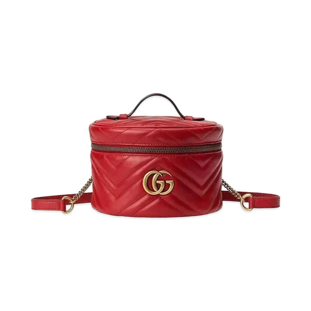 GUCCI GG Marmont Backpack "Red"