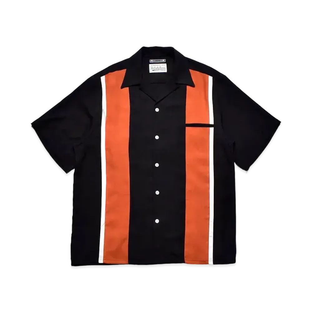 WACKO MARIA x MINEDENIM 50s Shirt "Black/Orange"