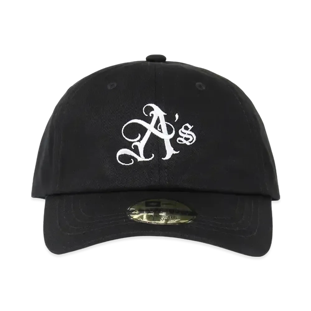 APHRODITEGANG A's Logo Embroidery 6 Panel Cap "Black"