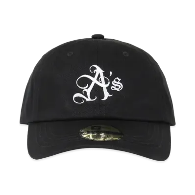 APHRODITEGANG A's Logo Embroidery 6 Panel Cap "Black"