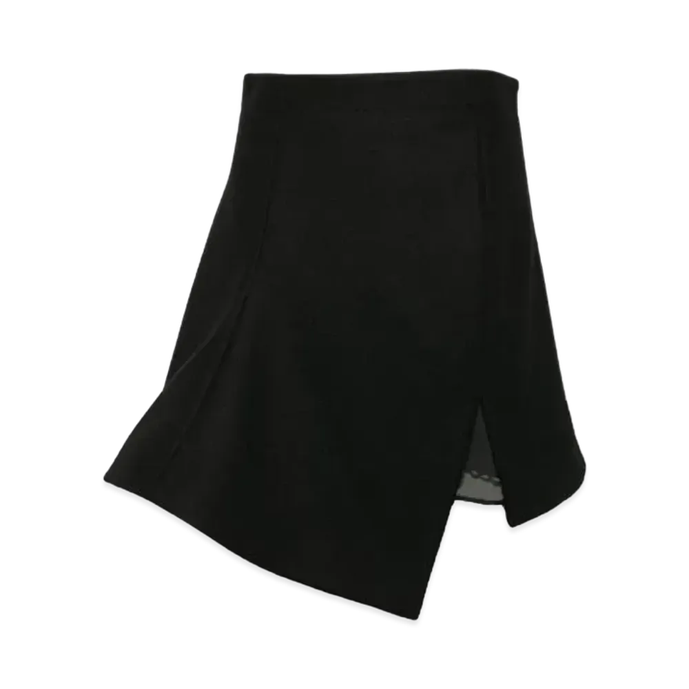 sacai Wool Melton Skirt "Black"