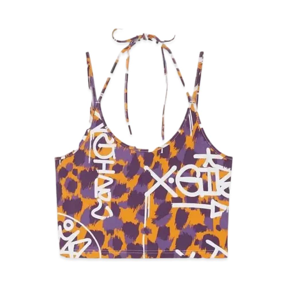 PUMA x X-Girl Aop Cropped Top "Clementine"