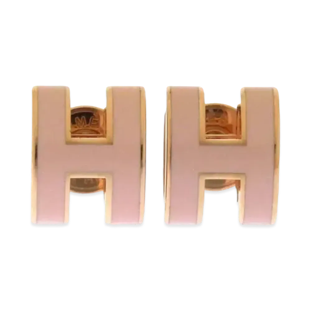 Hermes Pop H Pierce "Pink/Gold"