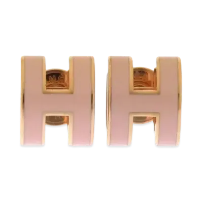 Hermes Pop H Pierce "Pink/Gold"