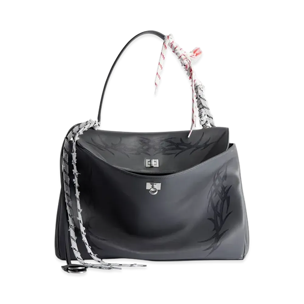BALENCIAGA Rodeo Handbag Large "Grey"