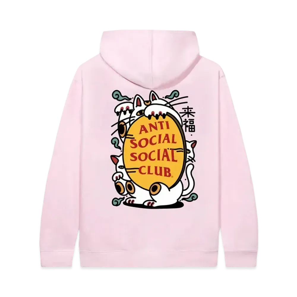 ANTI SOCIAL SOCIAL CLUB FA22 Here Kitty Pink Hoodie Japan Limited "Pink"