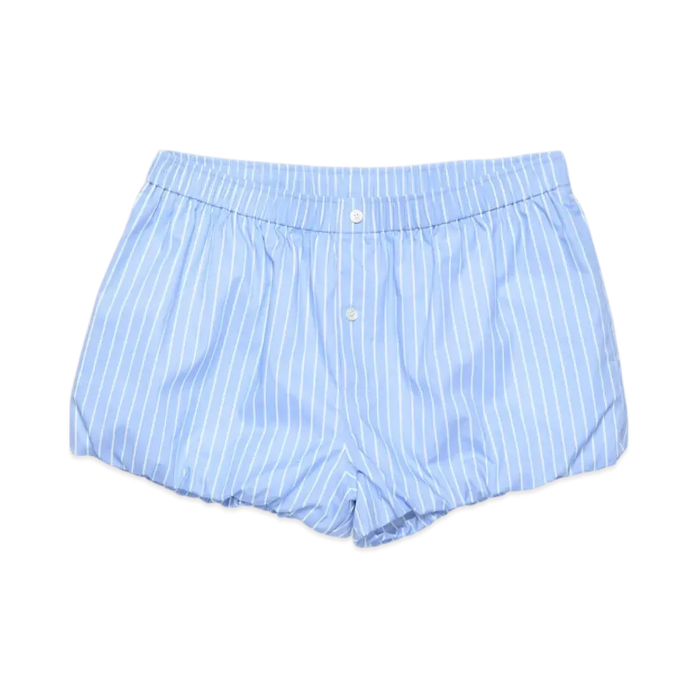 Acne Studios Stripe Shorts "White/Blue"