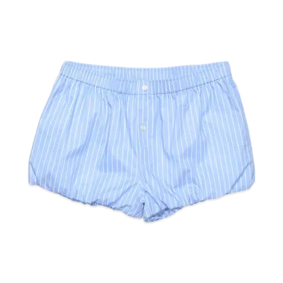 Acne Studios Stripe Shorts "White/Blue"