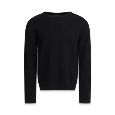 C.P. Company Wool And Silk Crewneck Sweater "Black"