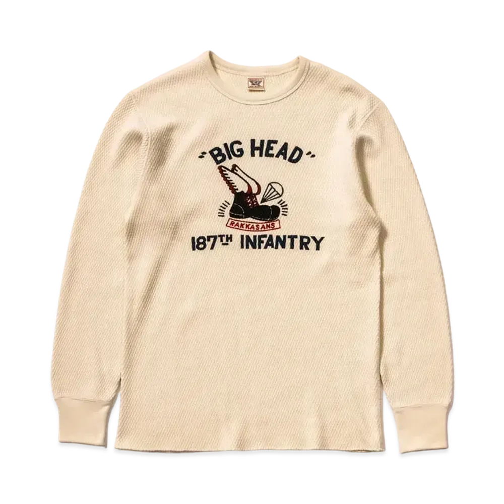 THE REAL McCOY'S Military Print Thermal / Big Head "Milk"