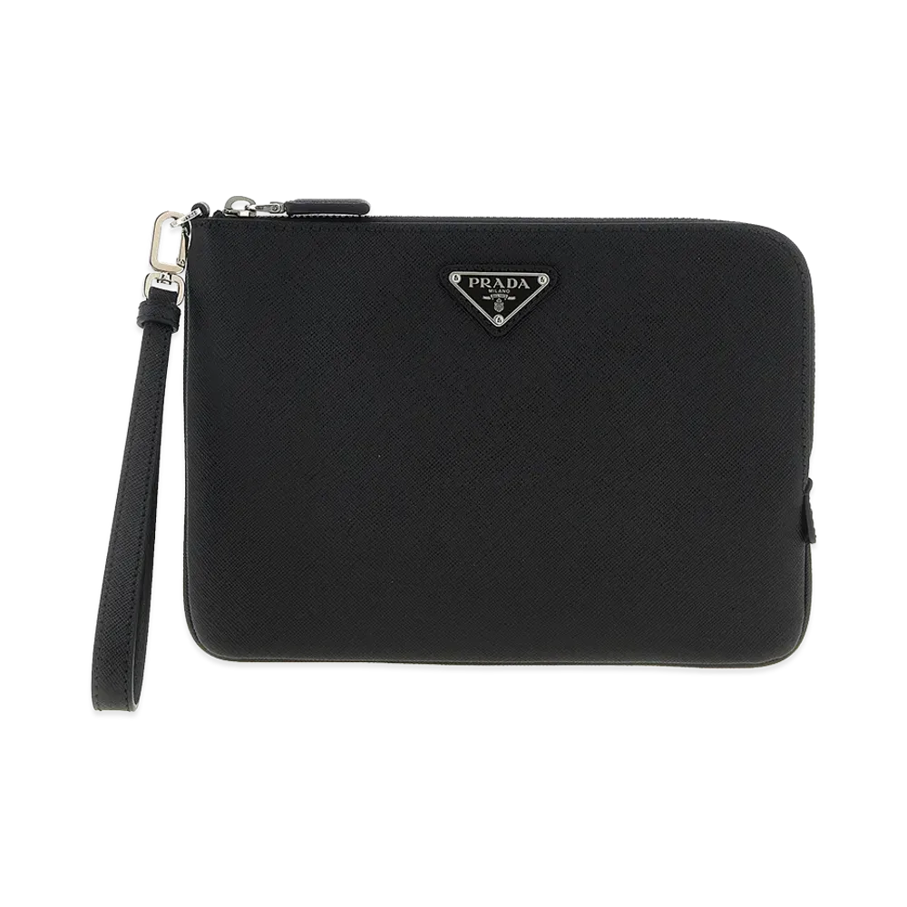 PRADA Saffiano Clutch "Black"