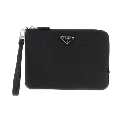 PRADA Saffiano Clutch "Black"