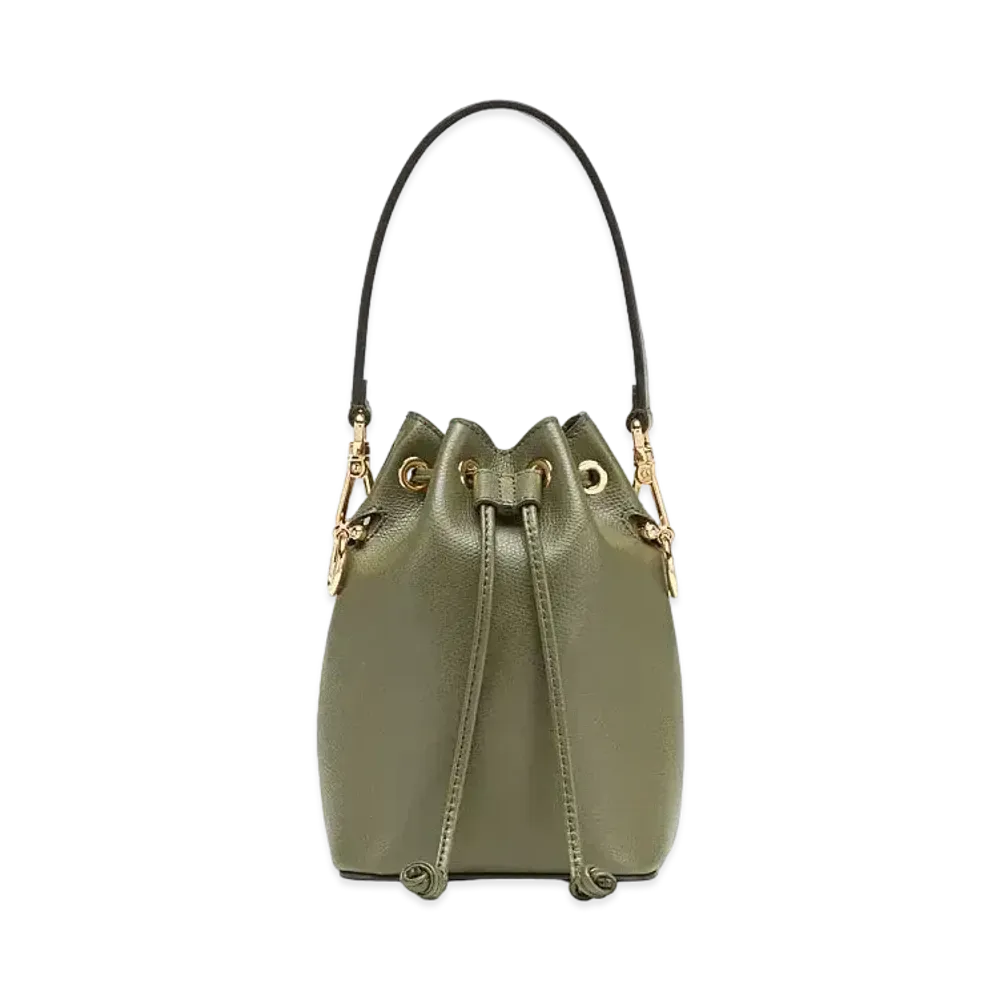 FENDI Mon Tresor Leather Mini-Bag "Green"