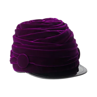 PRADA Velvet Hat "Purple"