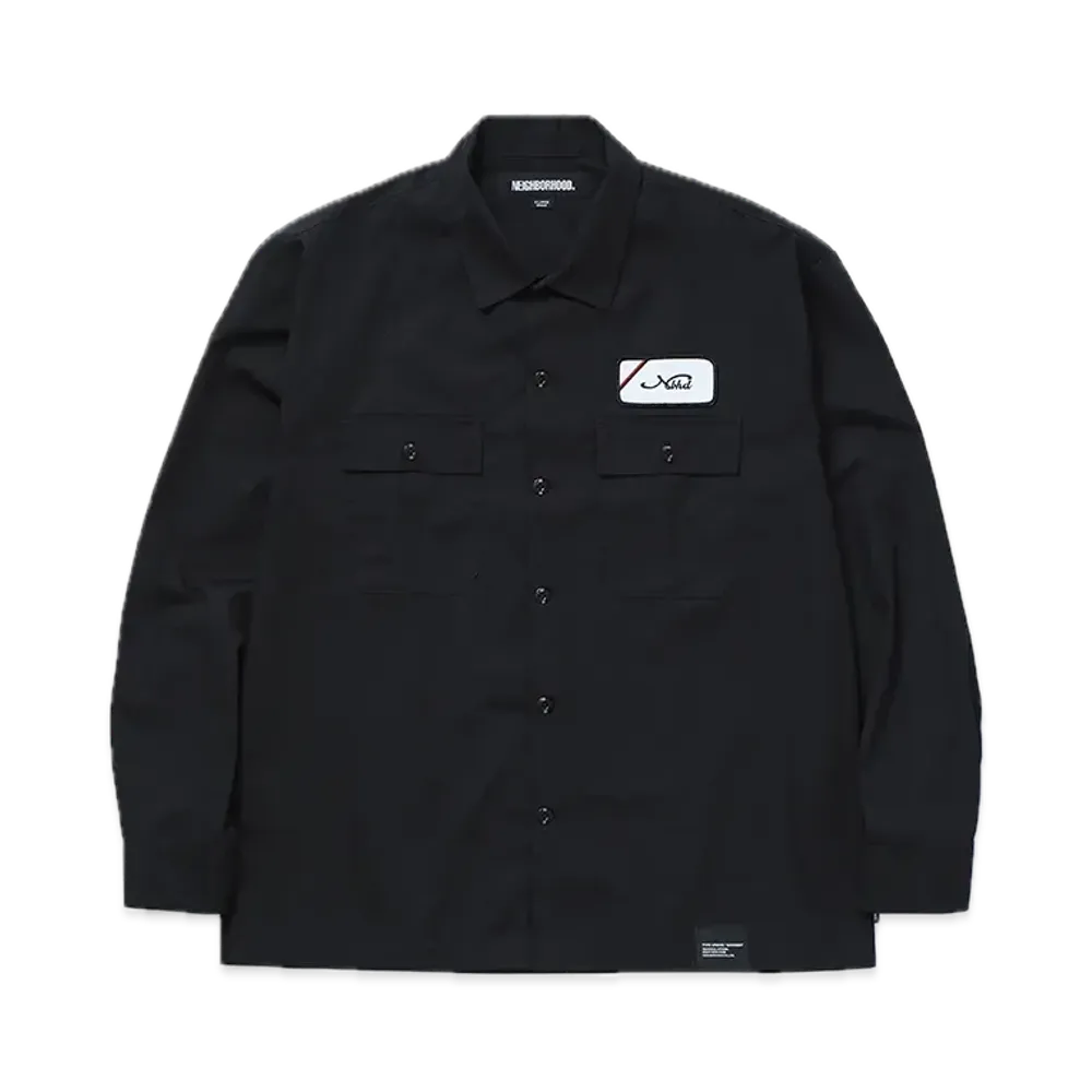 NEIGHBORHOOD Classic Work Shirt LS-1 "Black"