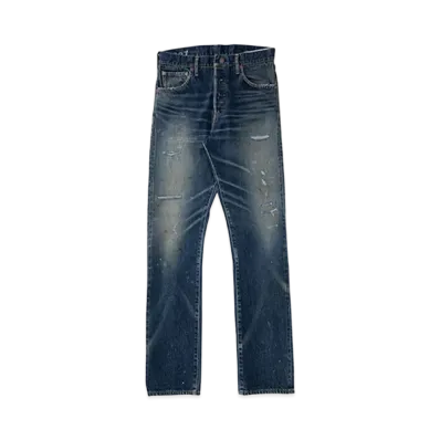 visvim SOCIAL SCULPTURE 16 DAMAGED-27 L32 "Denim"