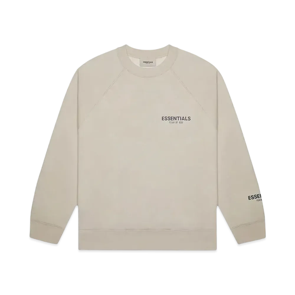 FEAR OF GOD ESSENTIALS PULLOVER CREWNECK "Tan"