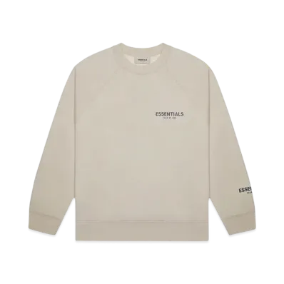 FEAR OF GOD ESSENTIALS PULLOVER CREWNECK "Tan"