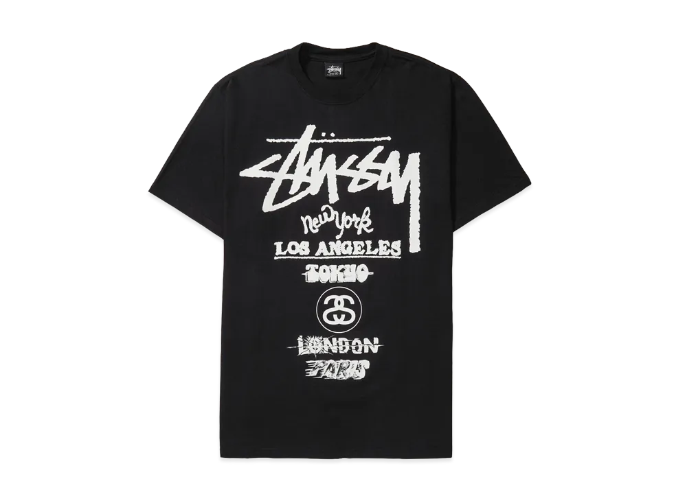 Stussy Tour Tee "Black"