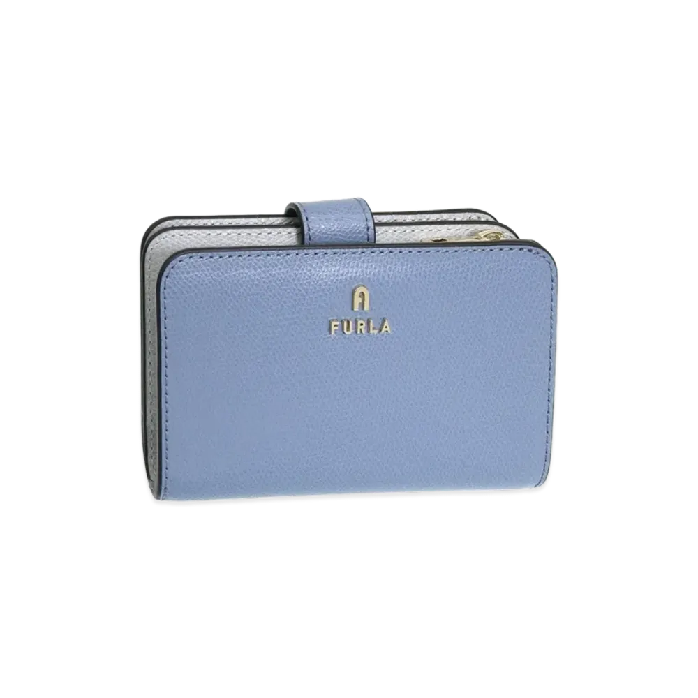 FURLA Camelia M Compact Wallet "Blue"