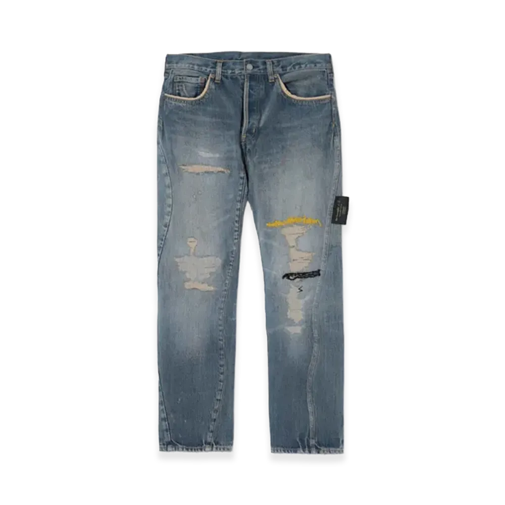 UNDERCOVER Distressed Denim Pants "Indigo"