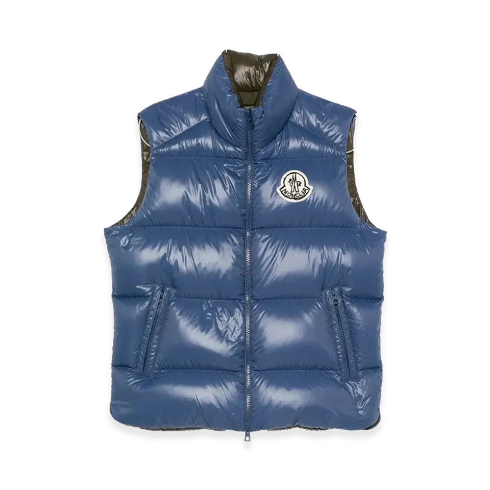 MONCLER Down Vest "Blue"