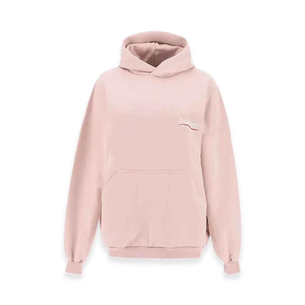 BALENCIAGA Political Campaign Large Fit Hoodie "Light Pink"