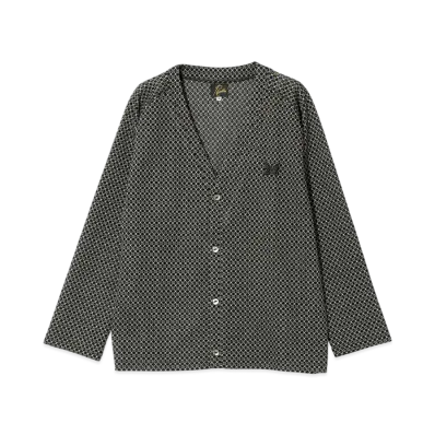 NEEDLES V-Neck Cardigan - R/PE Russell "Gray"