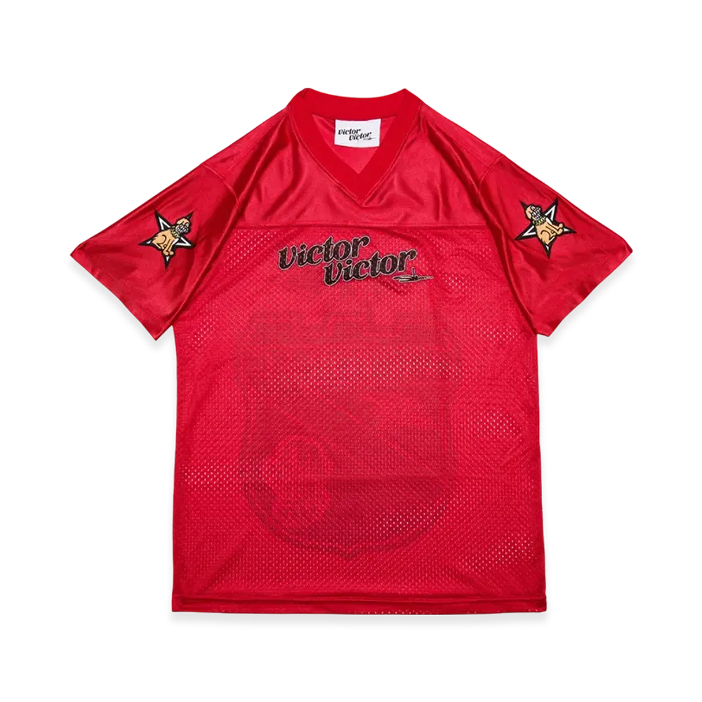 Victor Victor Worldwide x Slawn Mesh Jersey "Red"