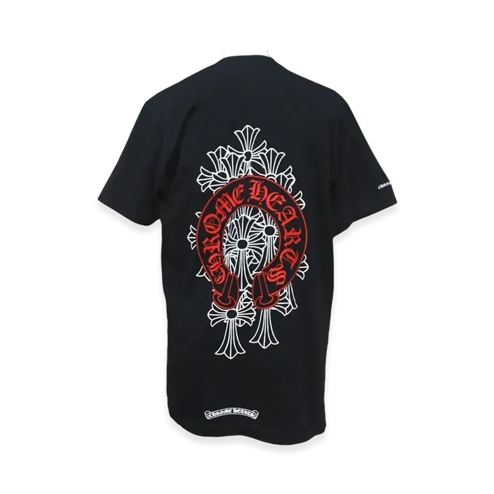 Chrome Hearts Cemetery Horseshoe T-shirt "Black"