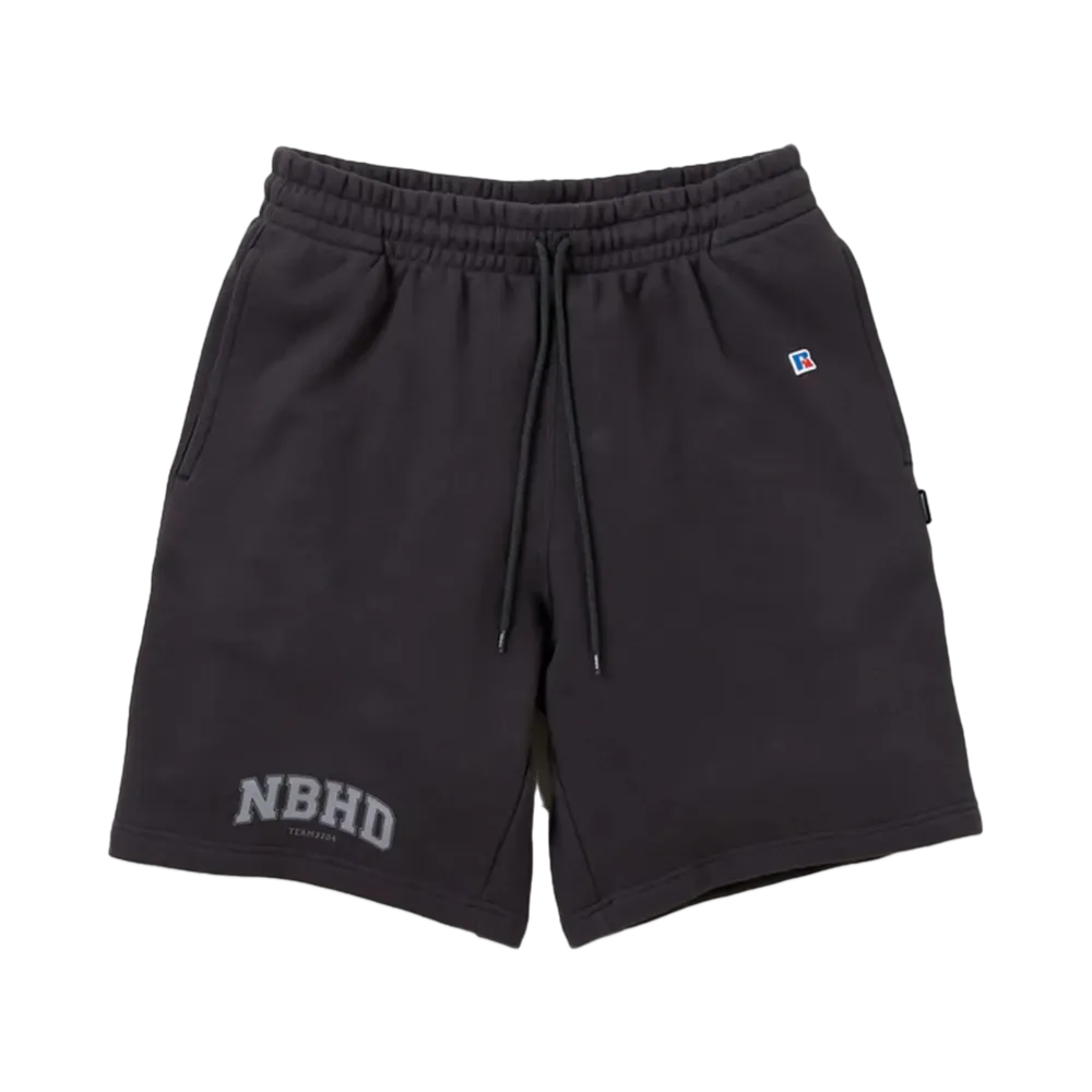 NEIGHBORHOOD x RUSSELL ATHLETIC . Sweat Short Pants "Black"