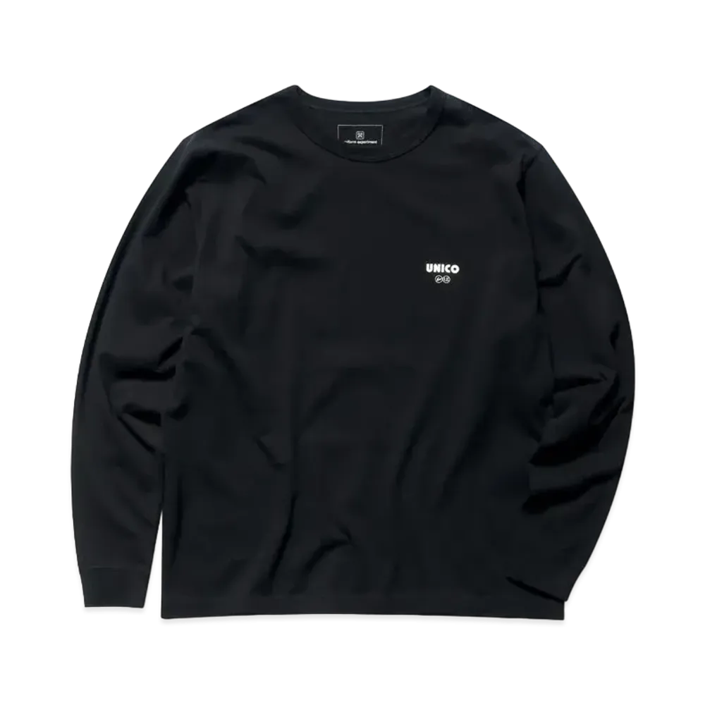 FRAGMENT x uniform experimentUNICO / L/S WIDE CUT&SEWN "Black"