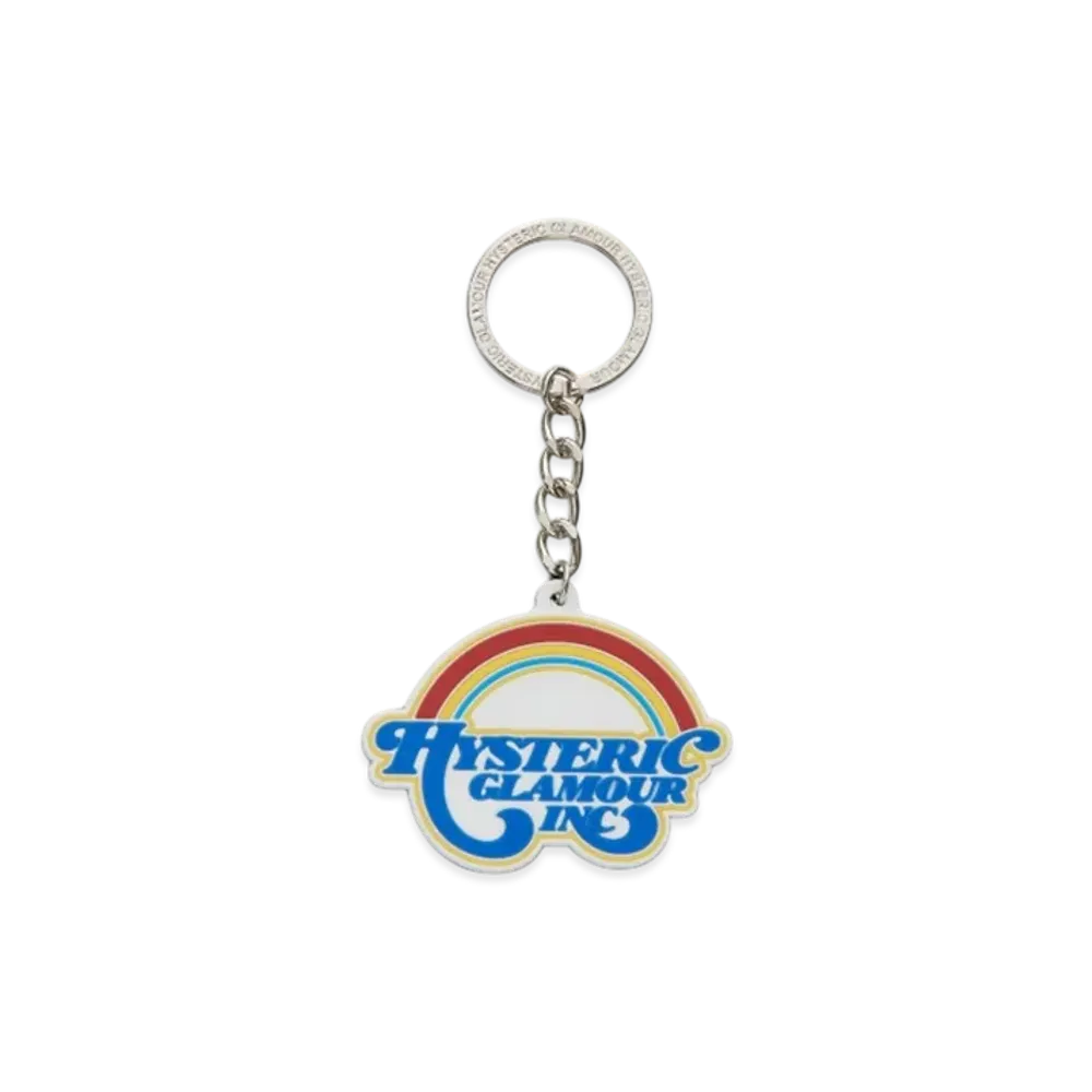 HYSTERIC GLAMOUR Hg Rainbow Keychain "Multi"