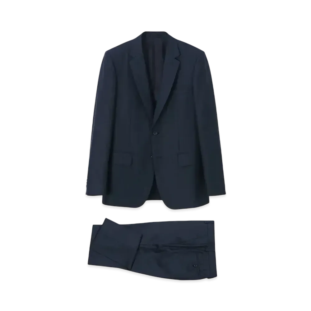 Paul Smith Shadow Stripe Single 2B Suit "Navy"