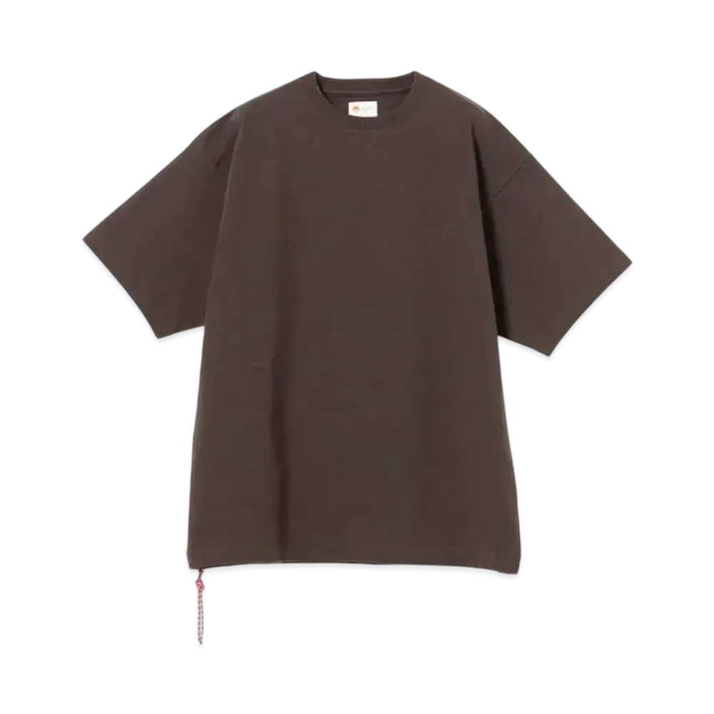 BEAMS Stretch Loose Short Sleeve "DarkBrown"