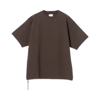 BEAMS Stretch Loose Short Sleeve "DarkBrown"